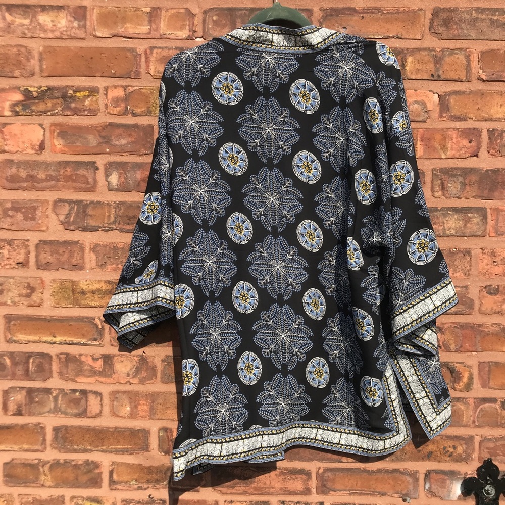 Max Studio Printed Bed Kimono - Picture 6 of 7